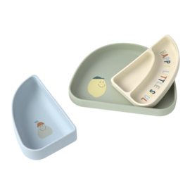 Lässig | section bord silicone  - lemon
