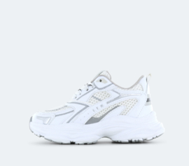 Shoesme | witte sneakers white silver