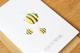Juulz | Kaart tweeling bijen