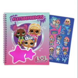 L.O.L. surprise | Notitieboek met stickervel