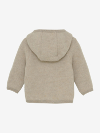 Enfant | Jacket wool fleece  camel melange