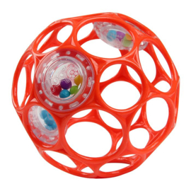 Oball | Rattle Easy-Grasp Toy - Red