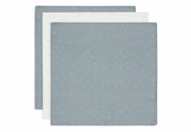 Jollein | hydrofiele doek sea green 70x70 (3-pack)