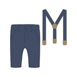 Mayoral | Long trousers with suspenders