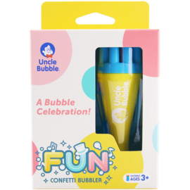 Uncle bubble | Fun confetti bubbler