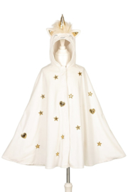 Souza | Unicorn cape off white 4 - 8 jaar