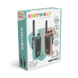 Kidywolf | walkietalkie  roze/groen