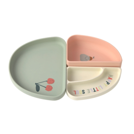 Lässig | section bord silicone  - cherry