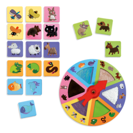 Djeco | tactilo lotto animals