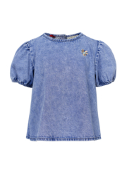 Looxs  | Little short sleeve denim blouse