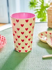 RICE | melamine groot beker darling hearts print