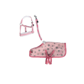 HKM | starterset cuddle pony roze met sterrenpatroon