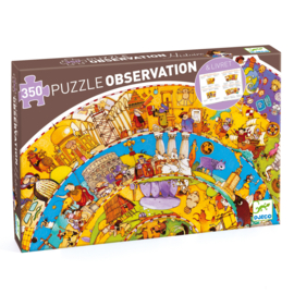 Djeco | puzzel the history + booklet 350