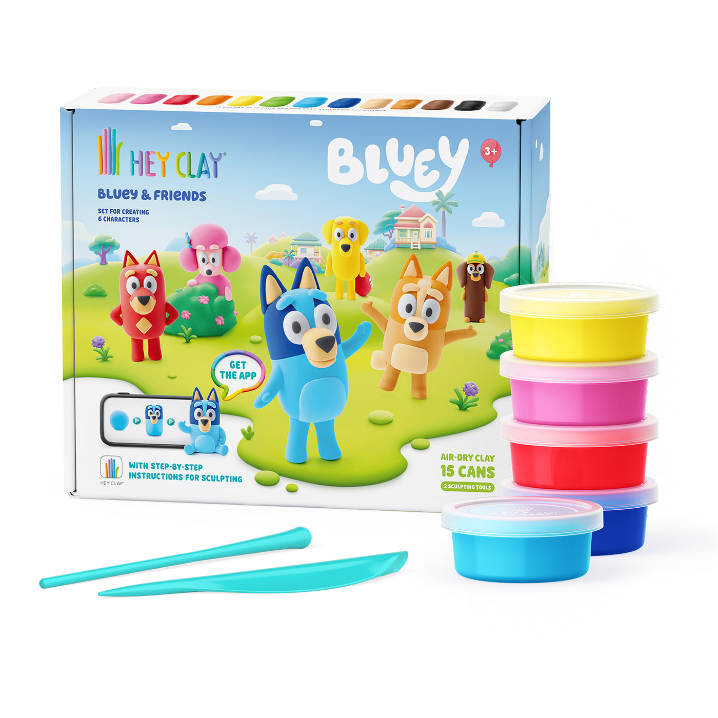 Hey Clay | HeyClay Bluey & Friends - LIMITED EDITION - 15 cans
