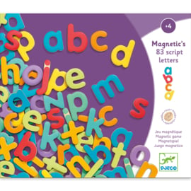 Djeco | magneten 82 script letters