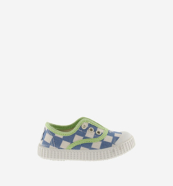 Victoria | checker canvas Plimsoll