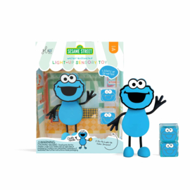 Glopals | lichtgevende blokjes met poppetje cookie monster