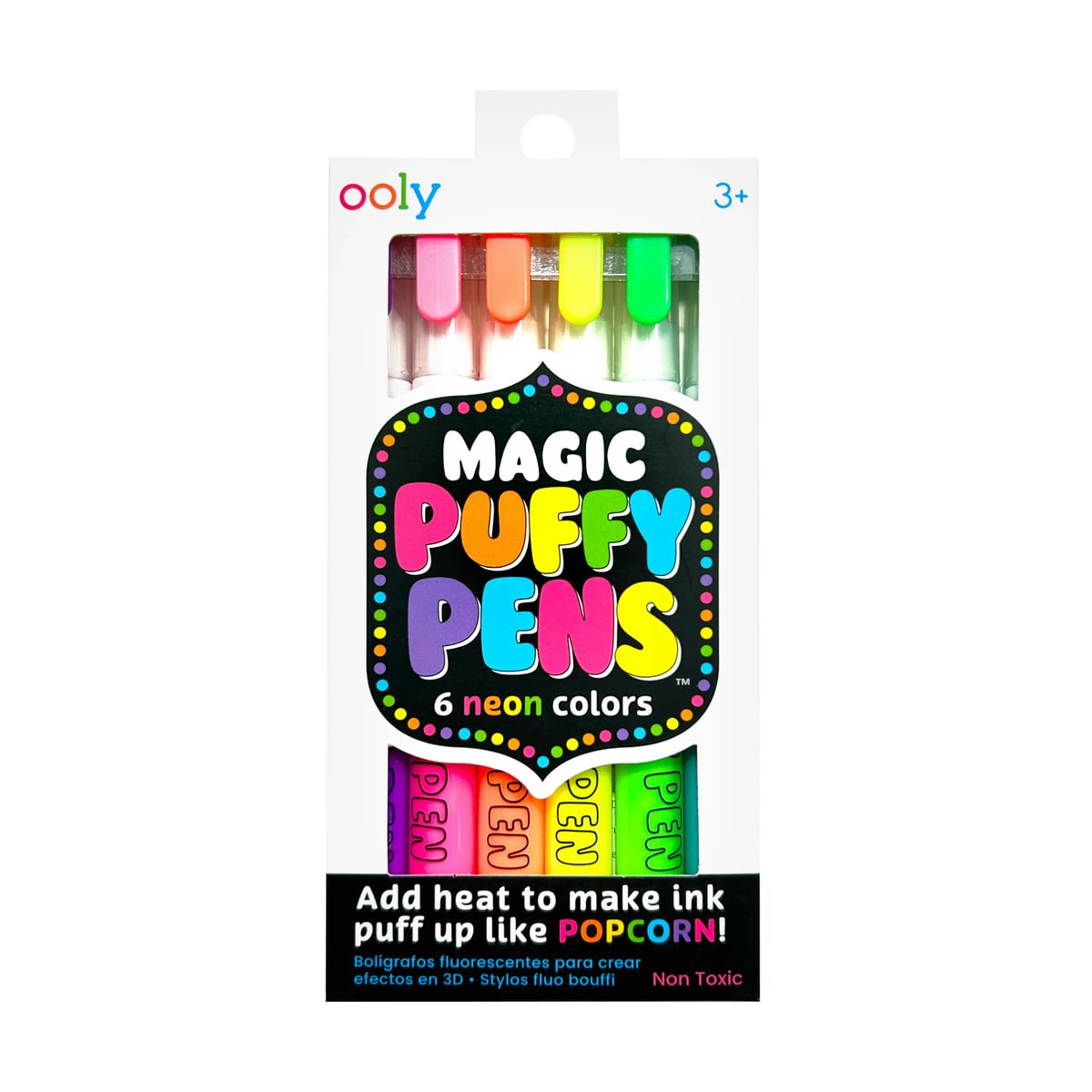 Ooly | neon magic puffy pens