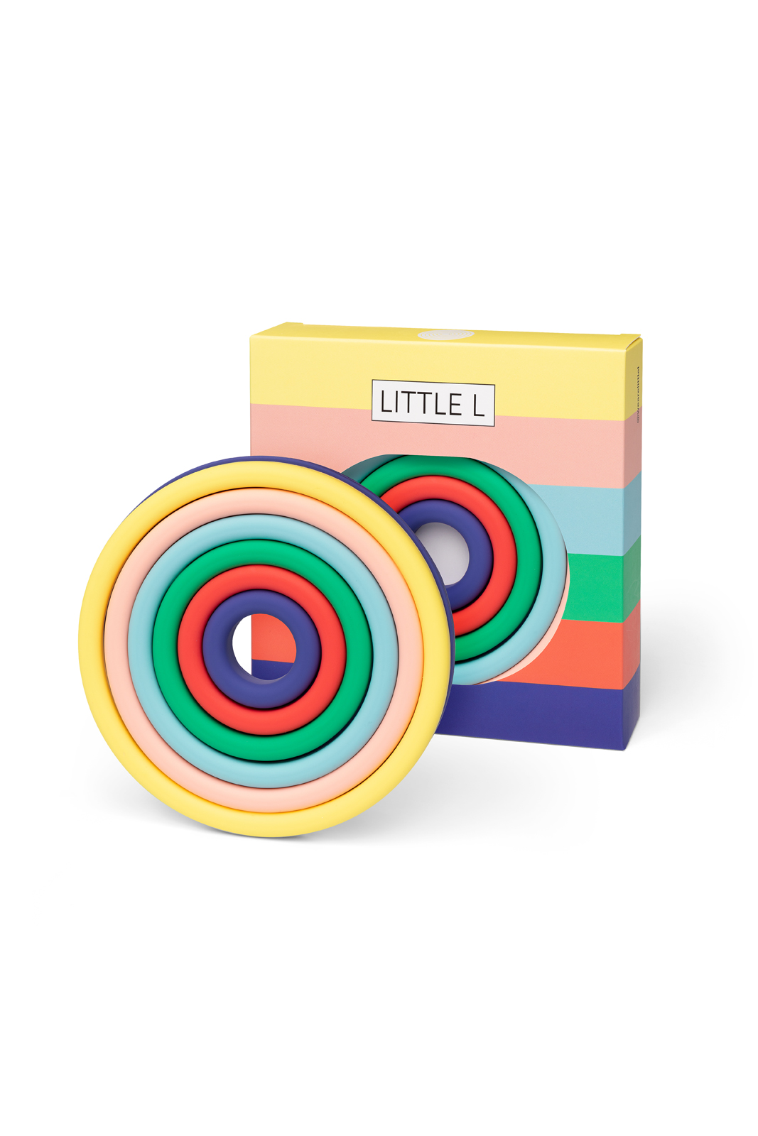 Little L | stacking toy rings