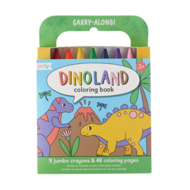Ooly | carry along coloring book - Dinoland