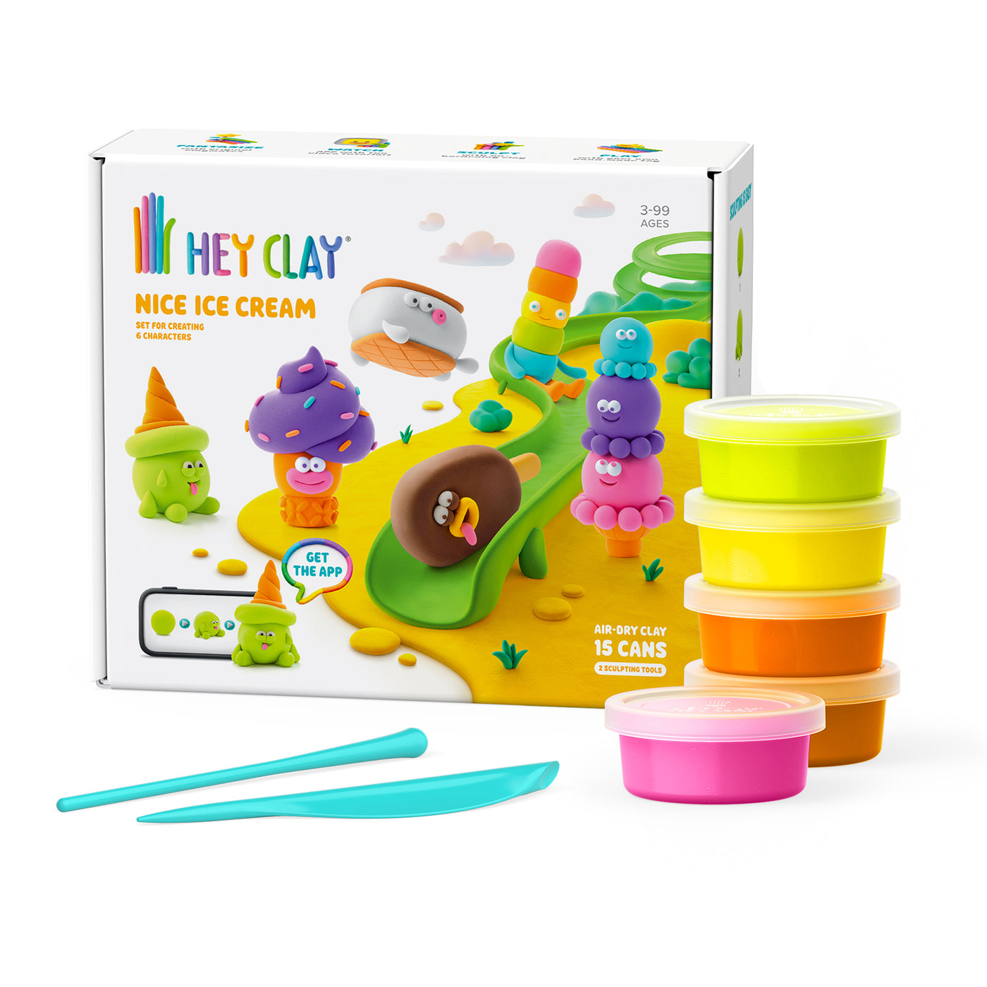 Hey Clay | HeyClay - Nice Ice Cream, 15 cans