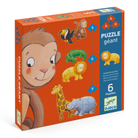 Djeco | puzzel dieren Géant