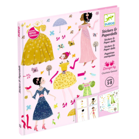 Djeco | aankleed stickers dresses through the seasons