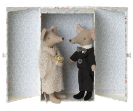 Maileg | wedding mice couple in matchbox