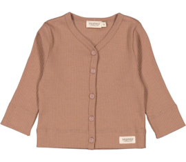 MarMar | vestje cardigan LS powder taupe