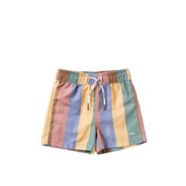 Salted Stories | Multi stripe swim shorts