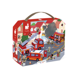 Janod | puzzel de brandweer