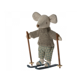 Maileg | winter mouse with ski set, big brother