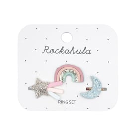 Rockahula | ringen set rainbow