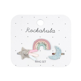 Rockahula | ringen set rainbow