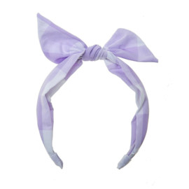 Rockahula | check tie haarband lilac