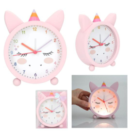 Ylvi | wekker unicorn roze