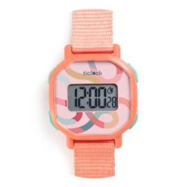 Djeco | horloge pastel volute