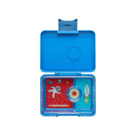 Yumbox | panino broodtrommel 3 - vaks  - Surf  Blue - rocket tray
