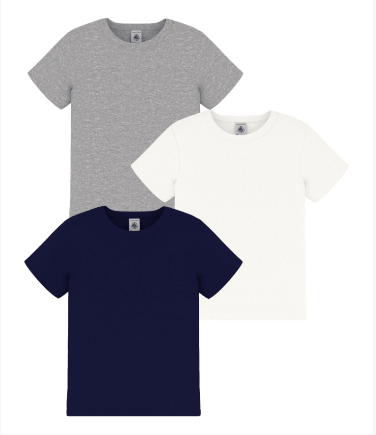 Petit Bateau | set van 3 t-shirts