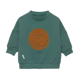 Lässig | sweater little gang smiley ocean green