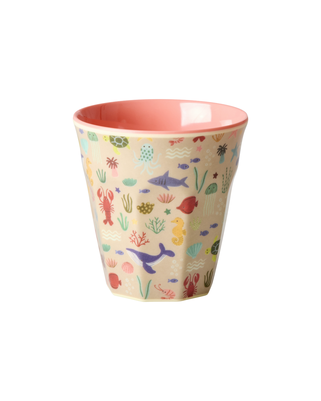 RICE | medium cup coral ocean