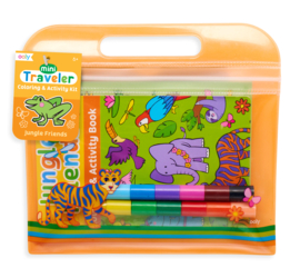 Ooly | mini traveler coloring & activity kit Jungle friends