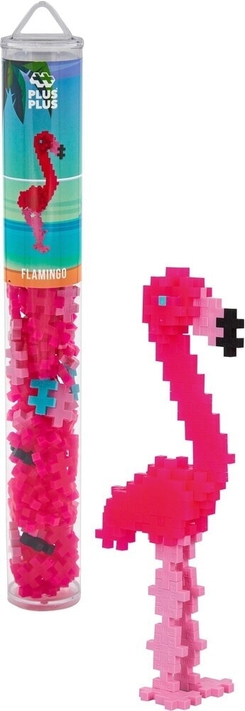 Plus plus | Flamingo: 100 stuks Tube