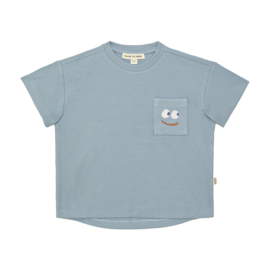 House of Jamie  | oversized pocket tee country blue