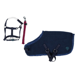 HKM | starterset cuddle pony donkerblauw