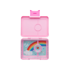 Yumbox | panino broodtrommel 3 - vaks  - Power pink - rainbow tray