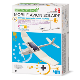 4M Kidzlabs | Zonnecel vliegtuigmobiel