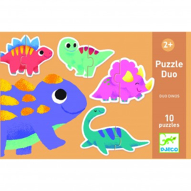 Djeco | duo puzzel dino