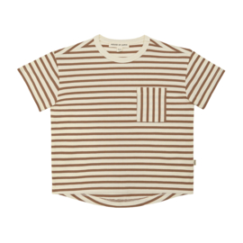 House of Jamie  | oversized pocket tee canyon stripe