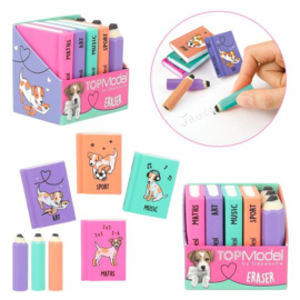 TOPmodel |  gumset - mini schoolboeken en potloden